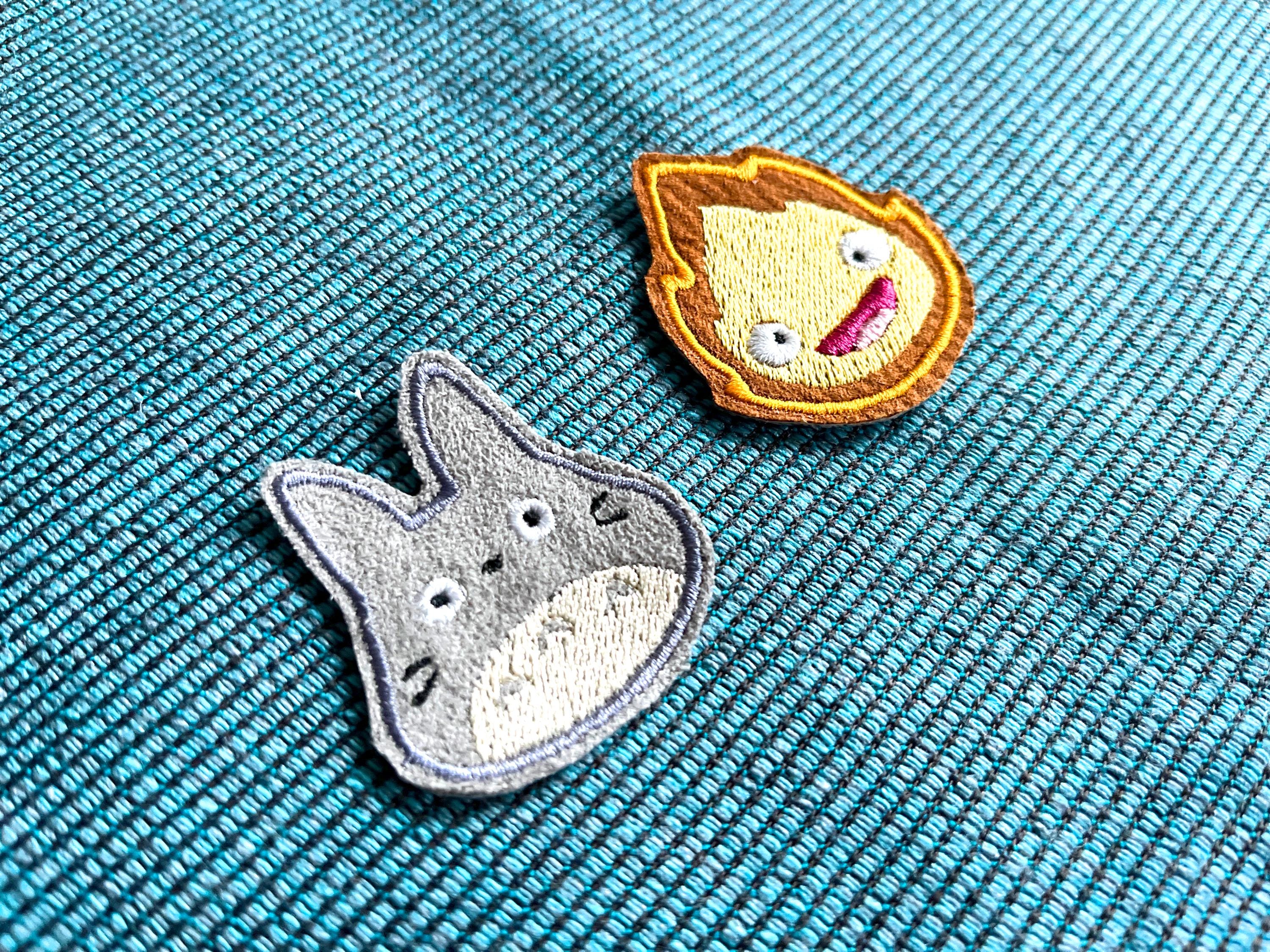 スタジオジブリをモチーフにしたアイロン刺繍ワッペン - Etsy 日本