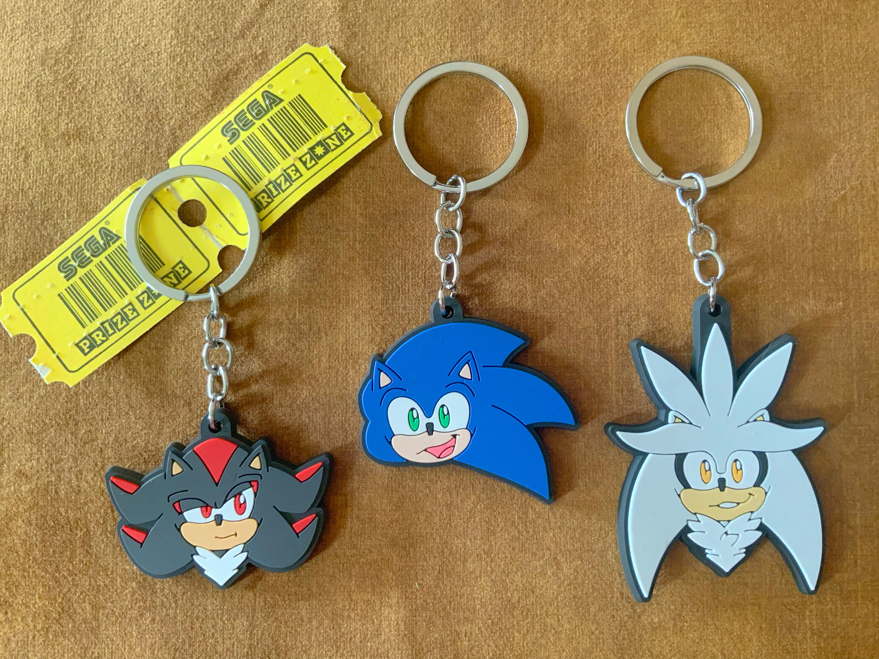 Key Chain: Sonic X - Metal - Group Shadow Rouge Sonic