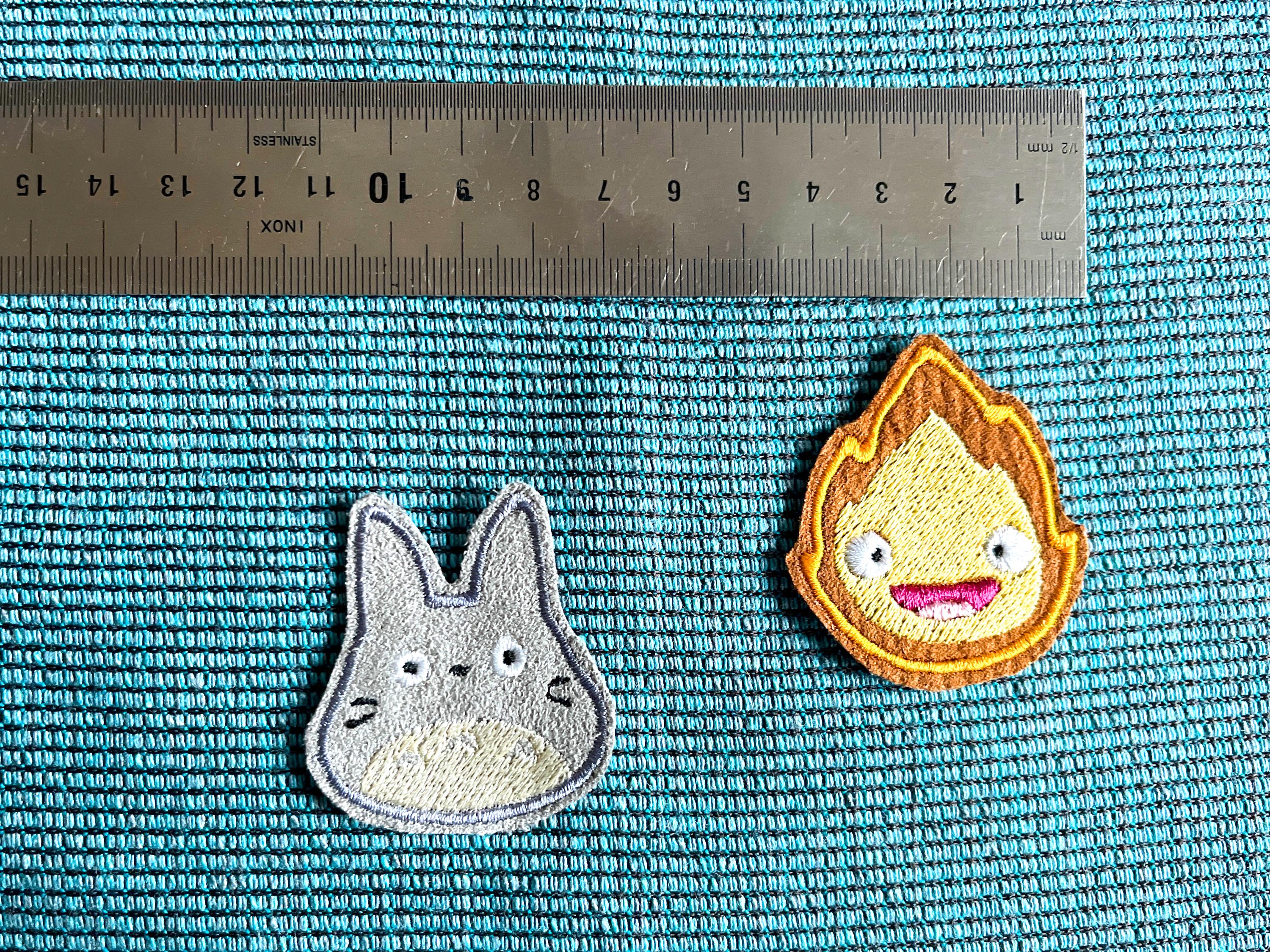 スタジオジブリをモチーフにしたアイロン刺繍ワッペン - Etsy 日本