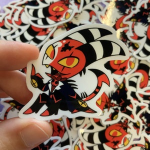 Helluva Boss Chibi-klistermärken