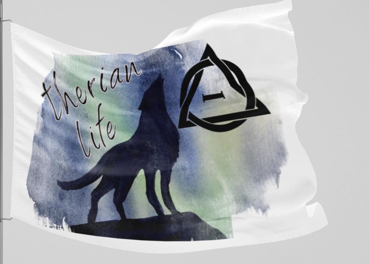Therian Pride Flag Wolf Symbol Banner Animal Kin Decor Etsy Therian Pride Flag Wolf Symbol Banner Animal Kin Decor Etsy