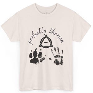 Therian Wolf Paw Print Therian Wolf T-Shirt Therian Pride Symbol Therian Stuff Therian Mask Therian Gear Animal Paws Masks Tails Wolf