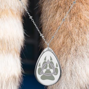 Therian Pride Necklace: Symbol Pendant, Grunge Fairycore Cottagecore Gift