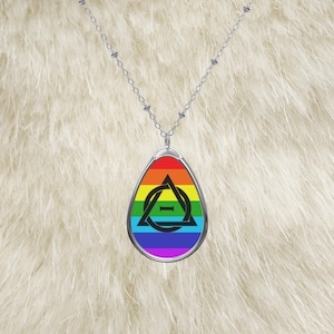 Therian Necklace, PRIDE Therian Symbol Gift, Therian Mask Pendant, Tail Jewelry, Therian Paws Accessories, LGBTQ+ Jewelry
