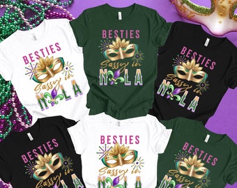 New Orleans Shirt, Nola Bayou Tshirts, Nola Group Shirts, Mardi Gras Gift, Gift for Friends