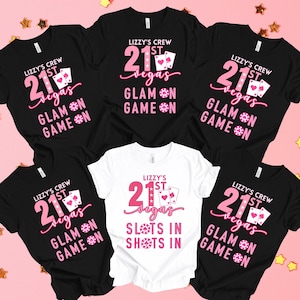 Vegas 21st Birthday Shirt, Vegas 21st Group Tee Shirts, 21st Birthday Gift, Vegas Birthday Gift
