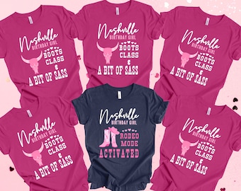 Nashville Birthday Shirt, Nash Birthday Group Shirts, Birthday Crew Shirts, Gift for Daughter, Gift for Sister