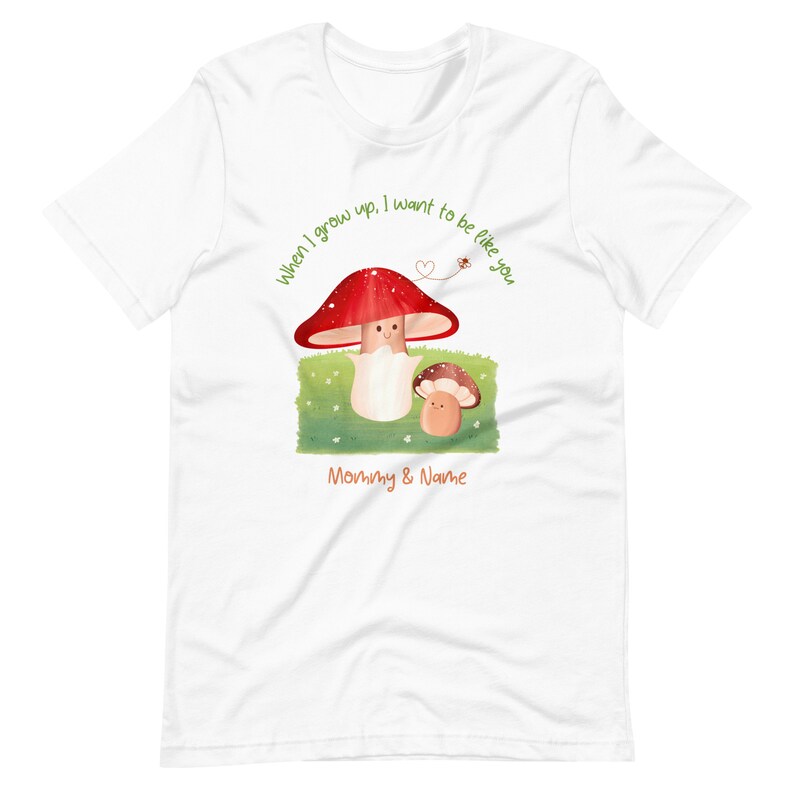 Mushroom Mom Baby Custom Shirts, Cute Mushroom Baby, Newborn Gift, Gift