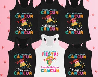 Cancun Birthday Shirt, Cancun Birthday Tank, Funny Mexican Sleeveless Shirt, Cancun Birthday Gift