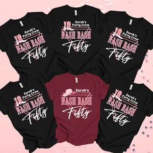 Nashville 50th Birthday T-shirt, Nash 50th Party Top, Nash 50th T-shirt, Gift for Nash Vacay, Gift Nash 50th Top image 2