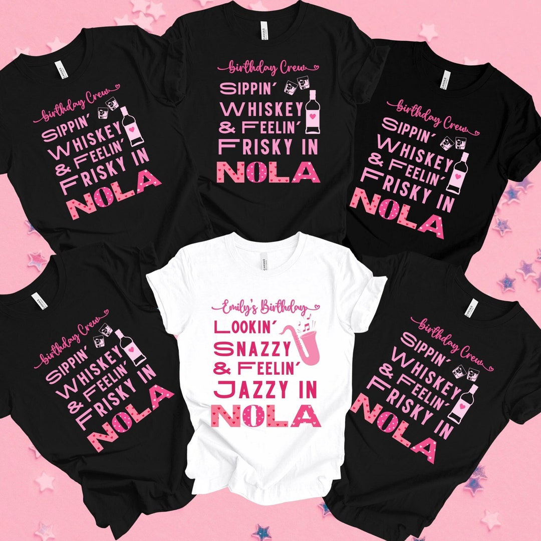 Personalized New Orleans Birthday Tshirt, Nola Bday Tshirt, Gift for