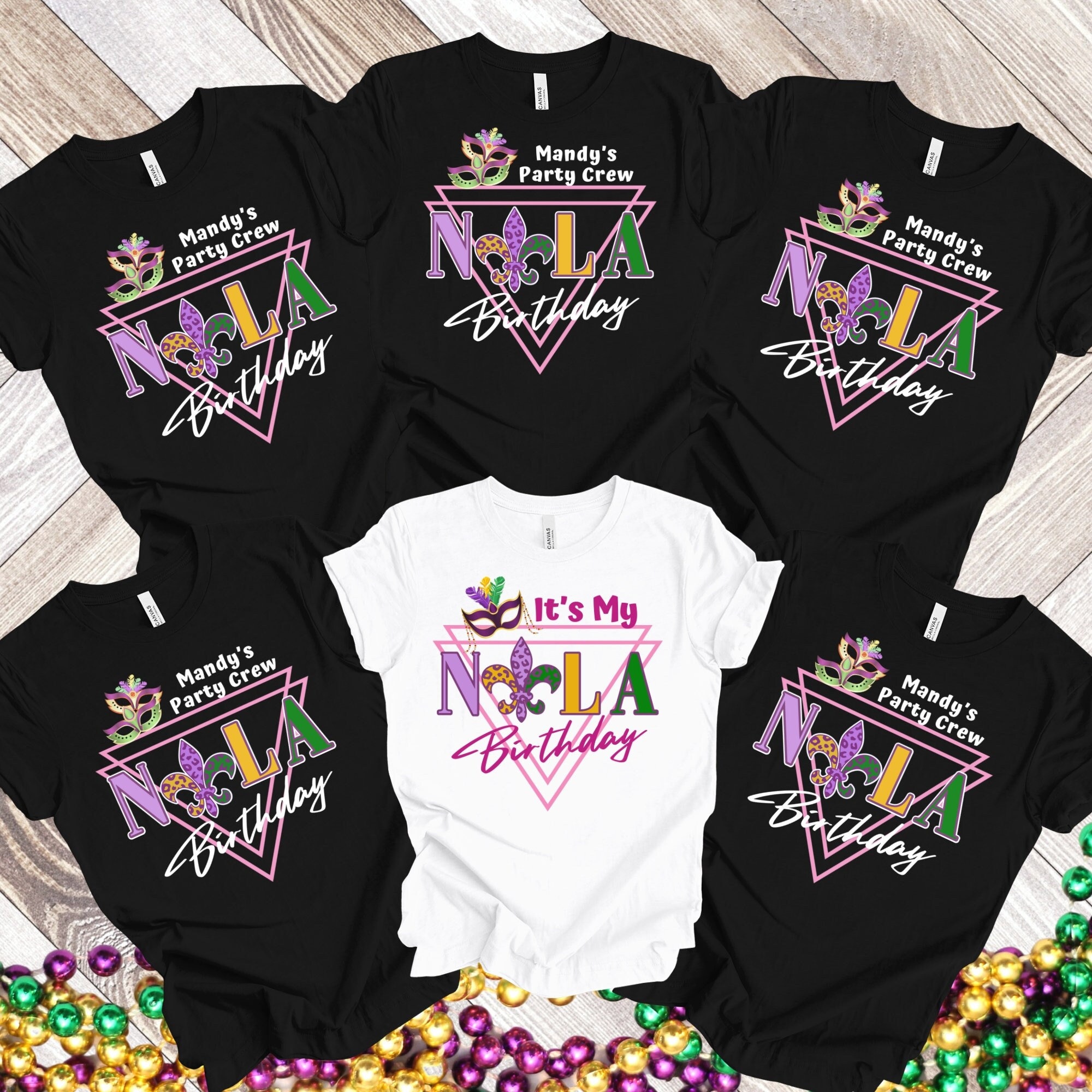 New Orleans Birthday Shirt, New Orleans Tshirt, Nola Birthday Crew