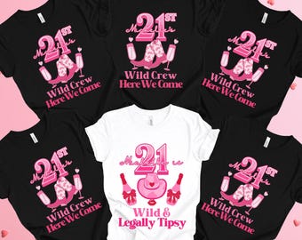 Funny Western 21st Birthday Shirt, Western Rodeo Party Tee Shirt, 21st Birthday Gift, 21st Party Favors