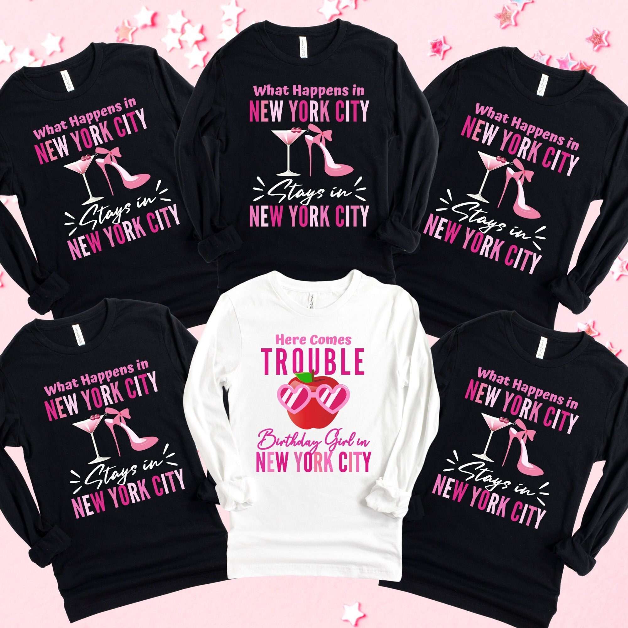 New York City Shirt for Birthday, NYC Long Sleeve Shirt, NYC