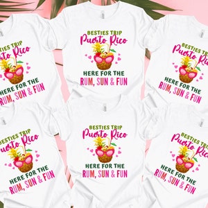 Puerto Rico Shirt, Puerto Rico Girls Trip Shirt, Boricua Tee Shirt, Girls Weekend Trip Gift, Puerto Rico Gift