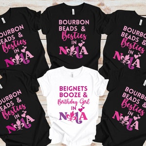 New Orleans Birthday Shirt, Nola Birthday Group Tee Shirts, New Orleans Birthday Gift, Nola Birthday Gift