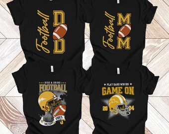 Family Game Day Shirt, Football Crew Tee, Team Support T-shirts