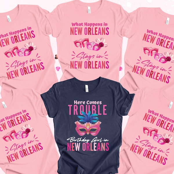 New Orleans Birthday Shirt, Bayou Nola Birthday Shirt | Gift for New Orleans Birthday, Girls Weekend Away