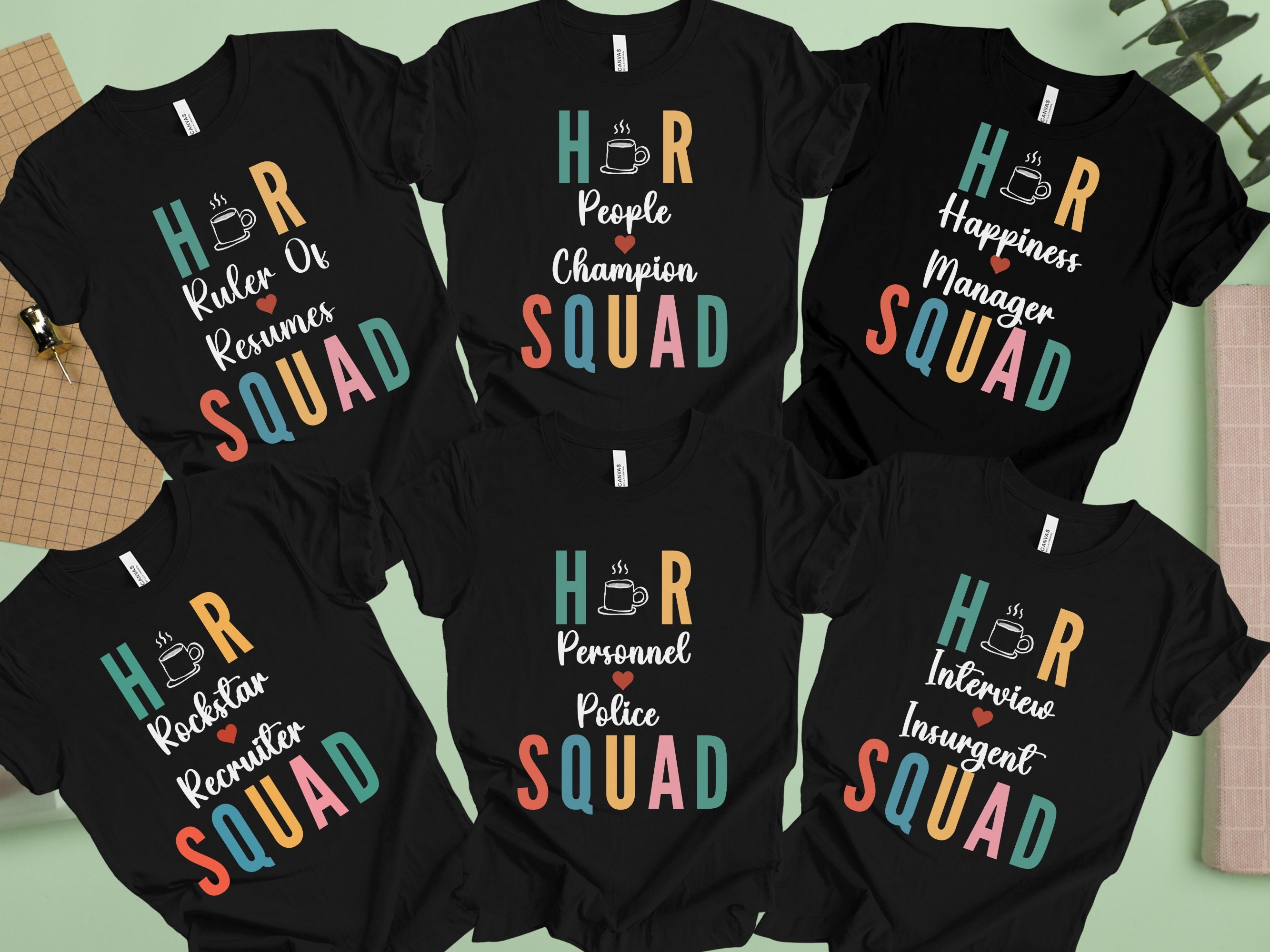 Funny Human Resources T-shirt, Cute HR Group Top, Cool Hr Staff Top ...