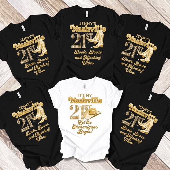Nashville 21st Birthday Shirt, Nash Bash 21 Tee, Music City Group