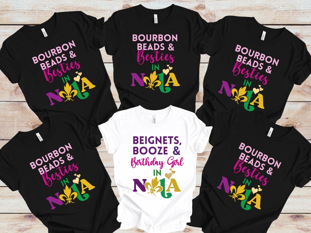 New Orleans Birthday Shirt, Nola Birthday Squad Gift for New Orleans