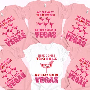 Vegas Birthday Shirt: Matching Birthday Group Shirt, Vegas Birthday Party Favors, Vegas Birthday Gift