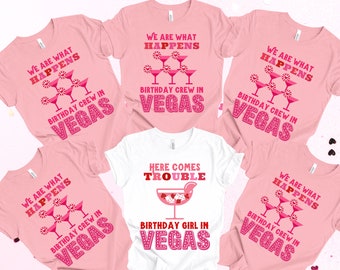 Vegas Birthday Shirt: Matching Birthday Group Shirt, Vegas Birthday Party Favors, Vegas Birthday Gift