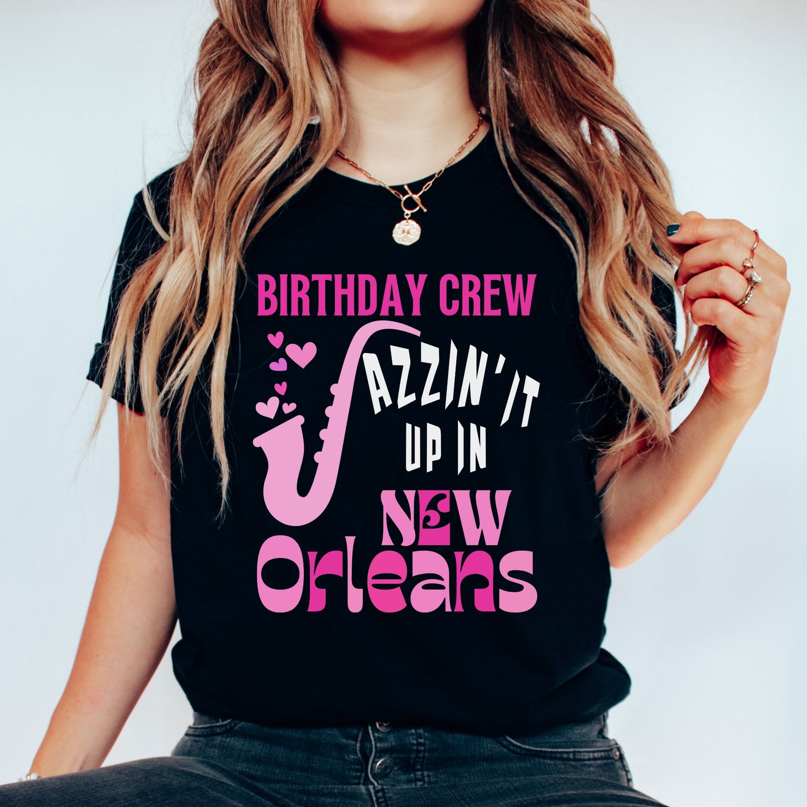 Personalized New Orleans Birthday Tshirt, NOLA Tshirt, Gift Nola