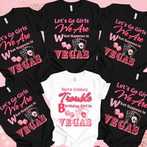 Vegas Birthday Trip Shirt, Vegas Birthday Group T-shirt, Gift for Vegas Birthday Party, Vegas Birthday Gift