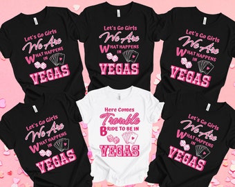 Funny Vegas Bridal T-shirt, Vegas Hen Party Top, Vegas Bridal Shower, Gift for Vegas Bride, Gift Vegas Hen Party