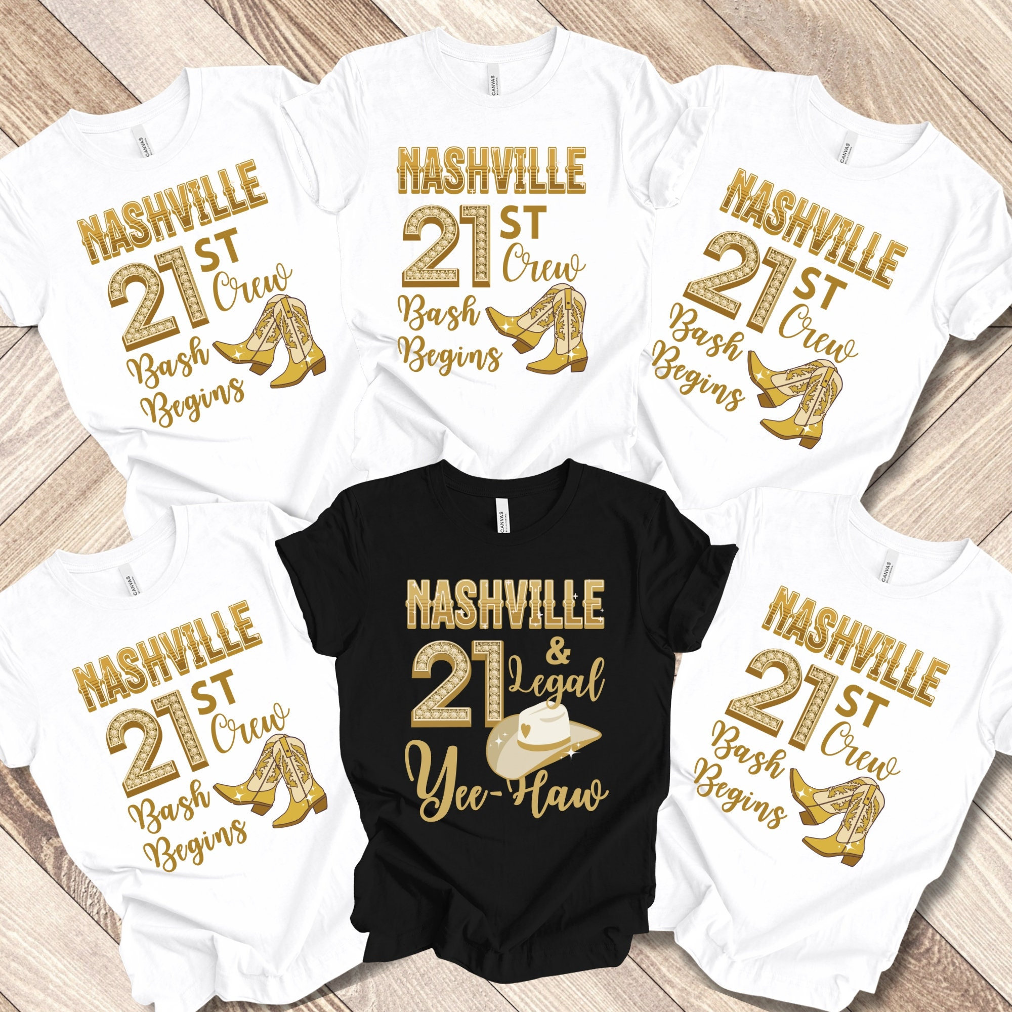 Nashville 21st Birthday Shirt, 21st Nash Bash Shirt, 21st Group