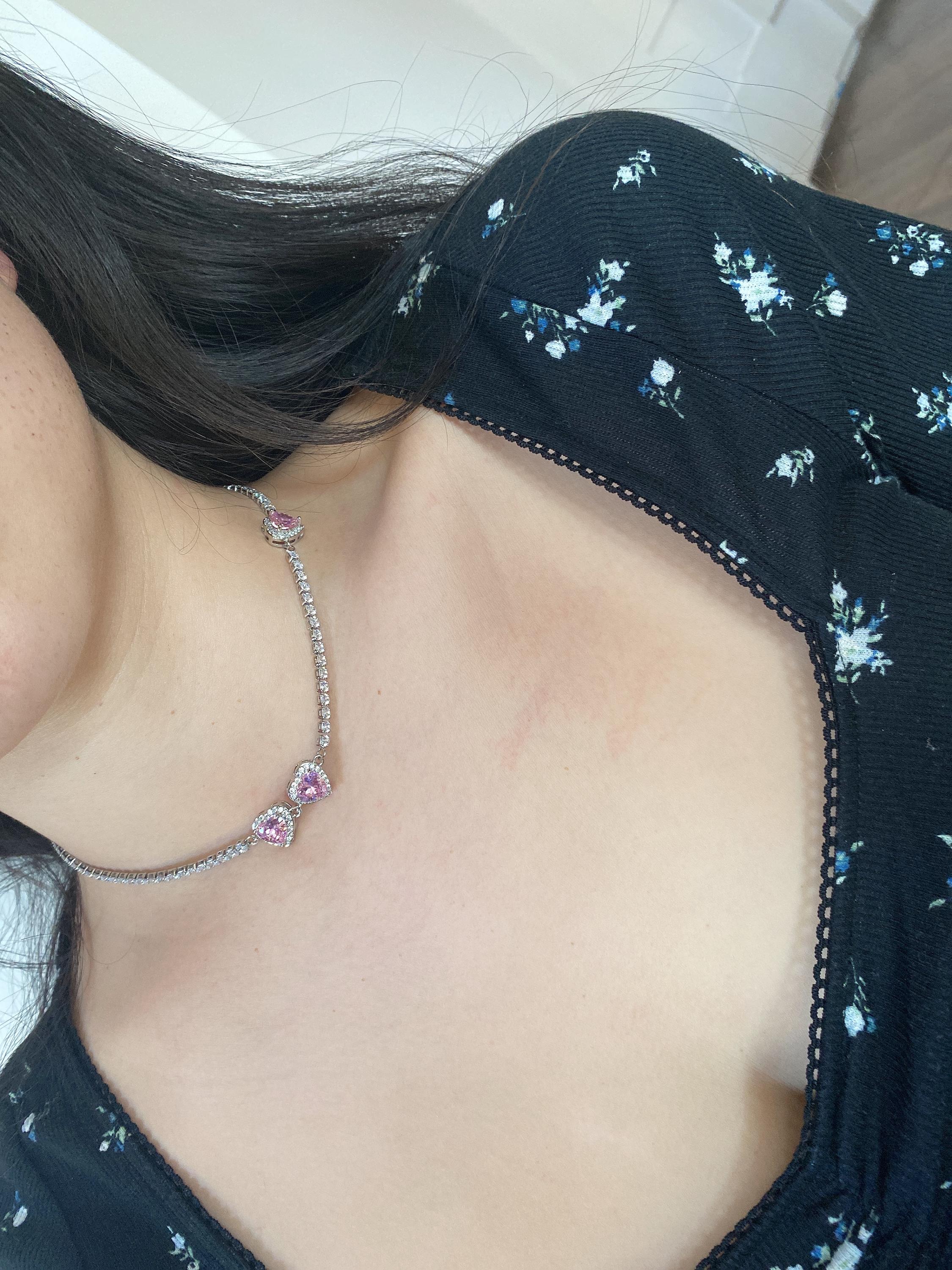 Bellissima e delicata collana a goccia placcata in oro e strass, a forma di pera, di alta qualità, regalo perfetto per la festa della mamma, spedizione veloce. - Italia