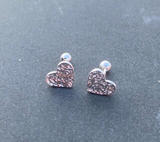 HelloTime Orecchini Donna A Cuore In Argento Sterling 925 Con Zirconi – Regalo Idea Compleanno O Natale