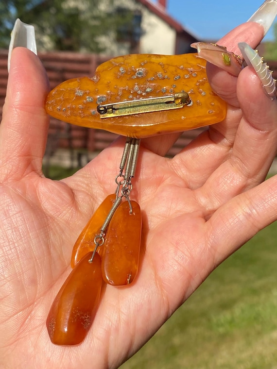 Authentic Baltic Yellow Butterscotch Antique Ambe… - image 4