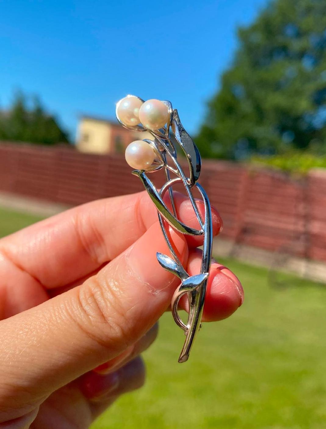 Mikimoto brooch - Etsy 日本