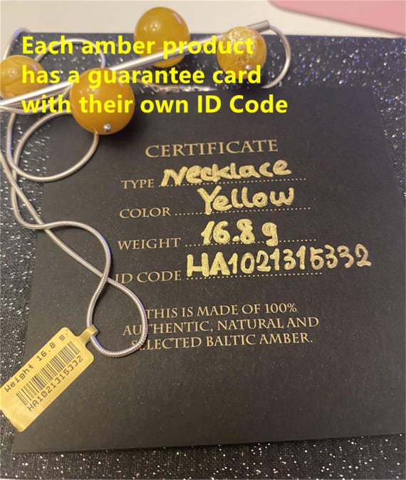 Authentic Antique Baltic Amber Ring Rectangle Lux… - image 9