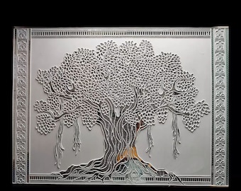 Lippan art Mud and mirror art