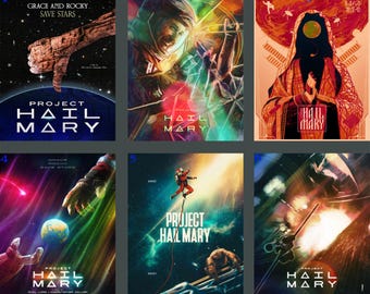 Póster de la película Proyecto Ave María - Láminas decorativas para pared, ideal para el hogar y la sala de estar.