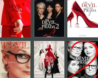 The Devil Wears Prada 2 Movie Poster, Wall Art, Room
