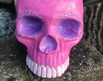 Day of the Dead plant pot / Skull pot