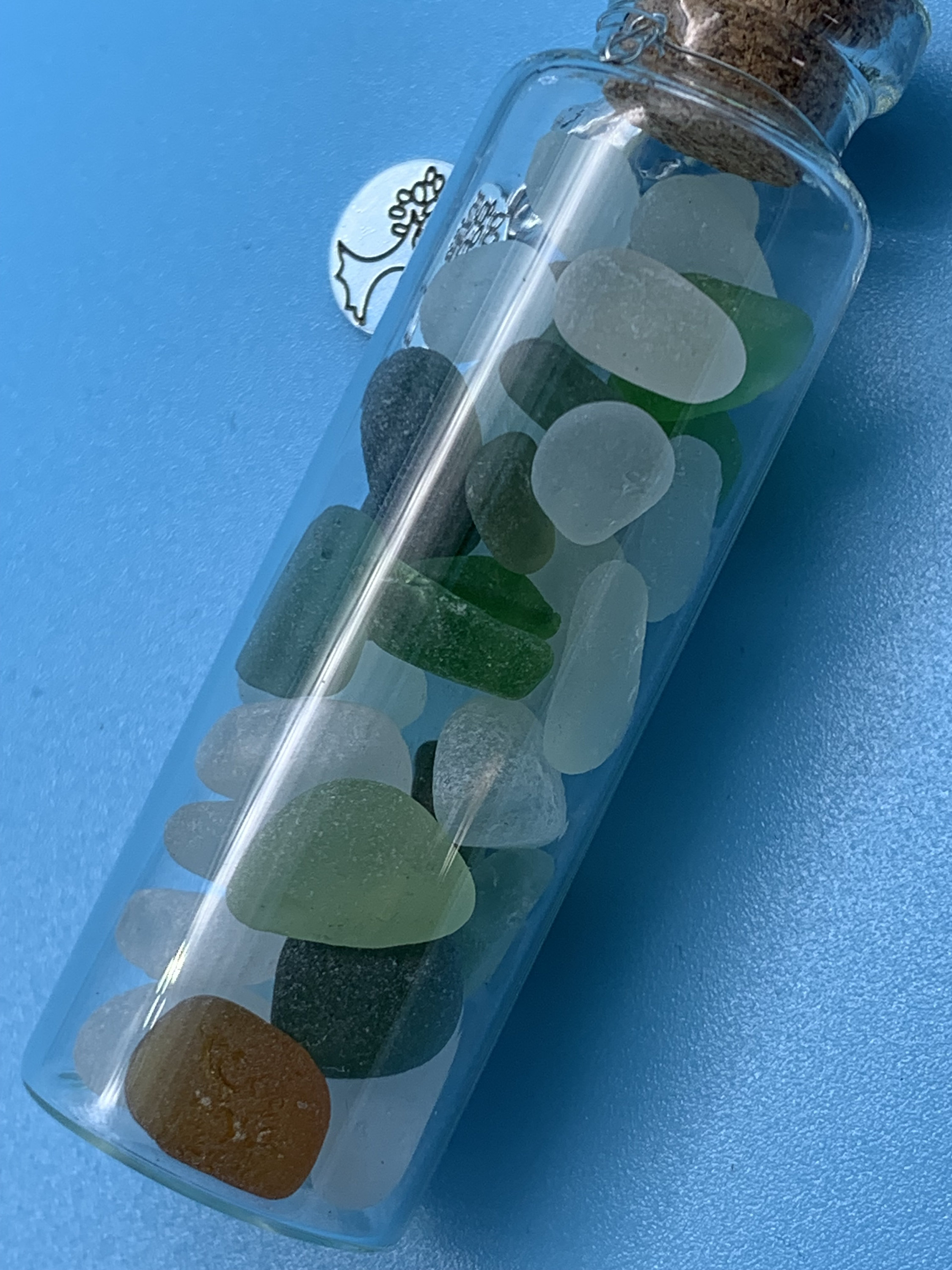 Sea Glass Jar Gift Beach Seaham Glass Ocean 40 Pieces Jar and Etsy