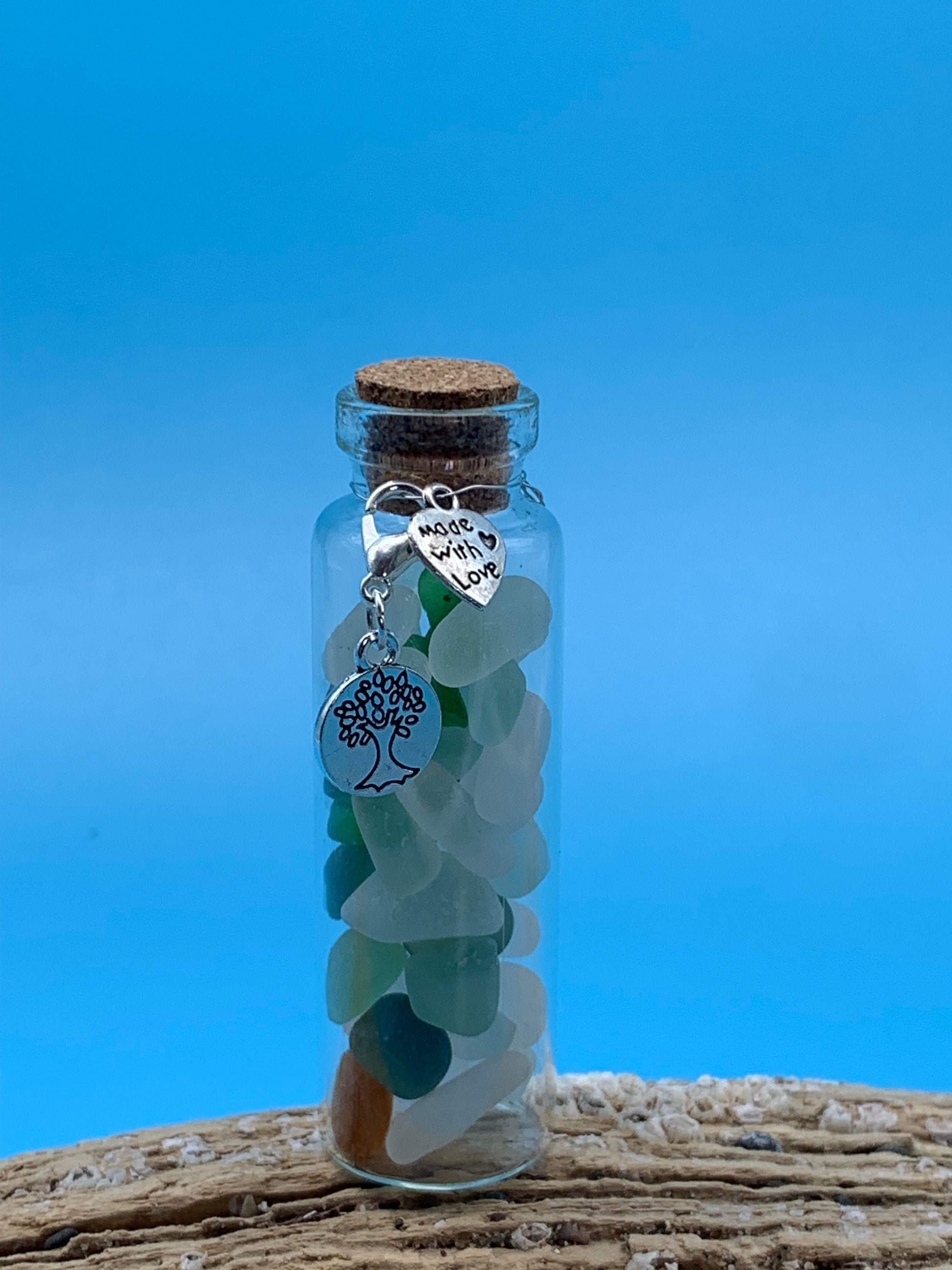 Sea Glass Jar Gift Beach Seaham Glass Ocean 40 Pieces Jar and Etsy
