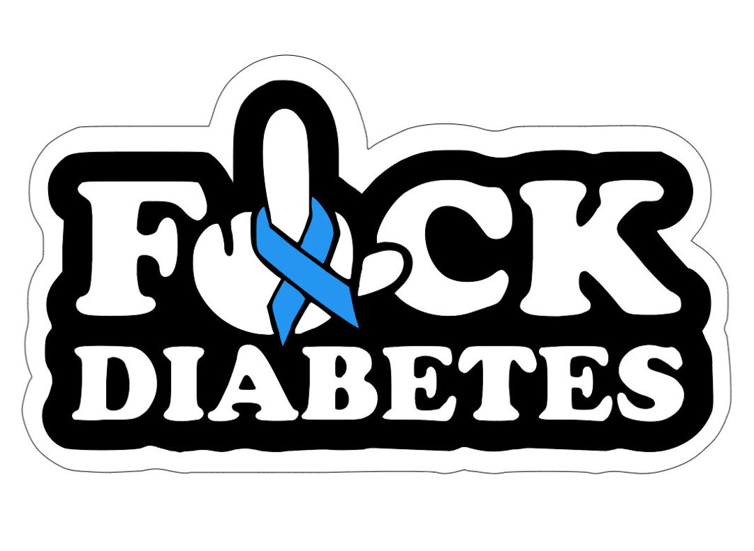 F*ck Diabetes Micky Middle Finger Decal - Etsy