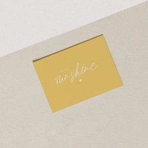 Postkarte Hello Sunshine