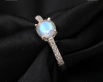 千鶴子ページ✩.*˚ムーンストーン& SWAROVSKI リング 千鶴子様専用ページ✩.*˚ムーンストーン& SWAROVSKI リング