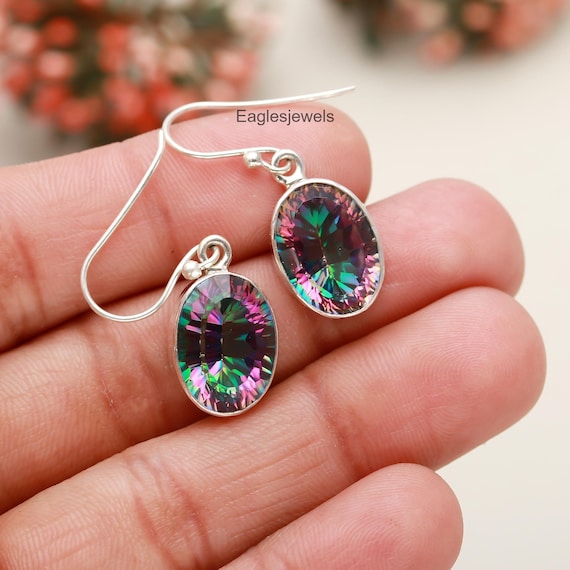 天然 ミスティック トパーズ ネックレス ピアス セット レディース ピンクゴールド 加工 天然石 お守り 希少石☆ミスティックトパーズのひと粒ネックレス｜14Kgf｜11月誕生石