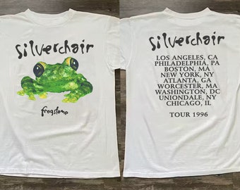 Silverchair Frogstomp Tour Concert 1996 Unisex T-Shirt, 90s Silverchair Rock Band Shirt, '96 Frogstomp Tour Shirt, Halloween gift, XMas Gift