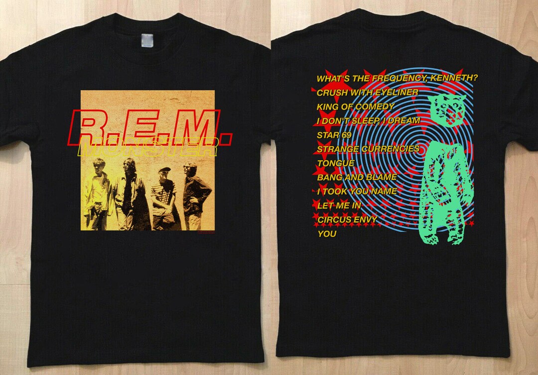 1994 R.E.M Monster Tour Graphic Unisex Tshirt, 90s R.E.M Rock Band