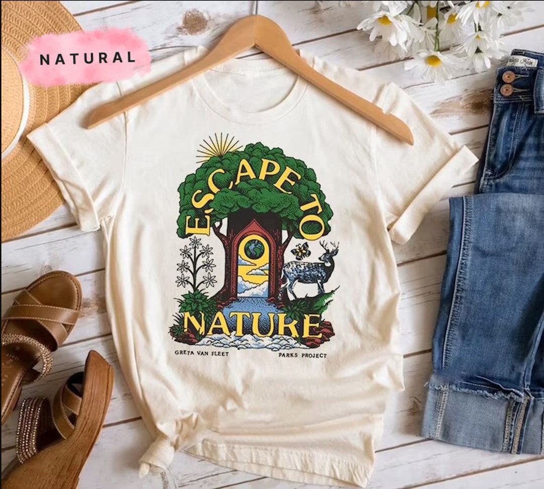 Escape To Nature Greta Van Fleet Parks Project Sticker for Sale