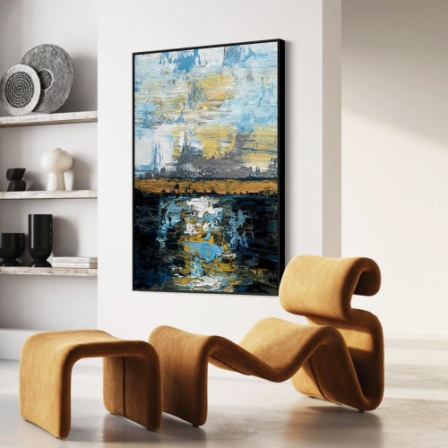 Large Original Art, Abstract Contemporary Painting, Acrylic Wall shops Art, Modern Artwork, Hand-Painted Wall Hangings, Art Deco